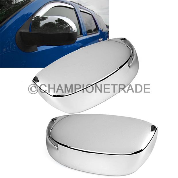Chrome upper half rear view side mirror cover trim for gmc yukon sierra 1500 07
