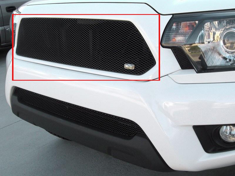 2012-2013 toyota tacoma & x-runner grillcraft black upper grille mx series grill