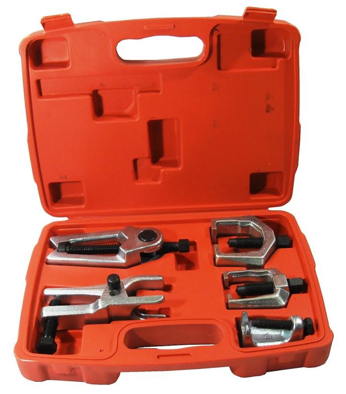 5pc front end service ball joint separator pitman arm tie rod puller tool kit