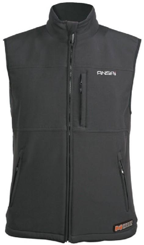 Ansai mobile warming xl black classic softshell electric battery heated vest