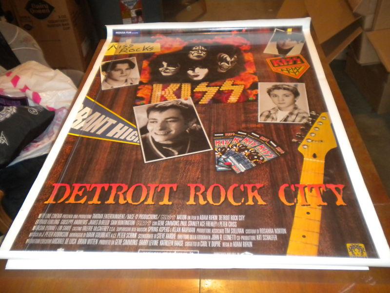 Kiss detroit rock city movie poster relic litho furlong