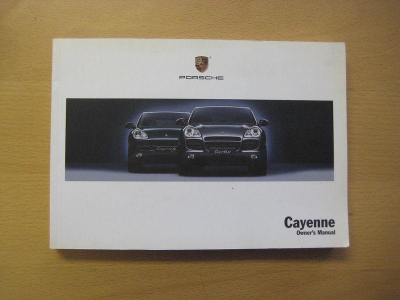 2004 porsche cayenne suv owners manual books factory stock oem