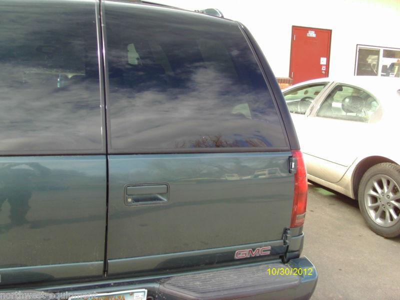 1999 99 gmc yukon denali right rear back door metallic teal bc/cc 132