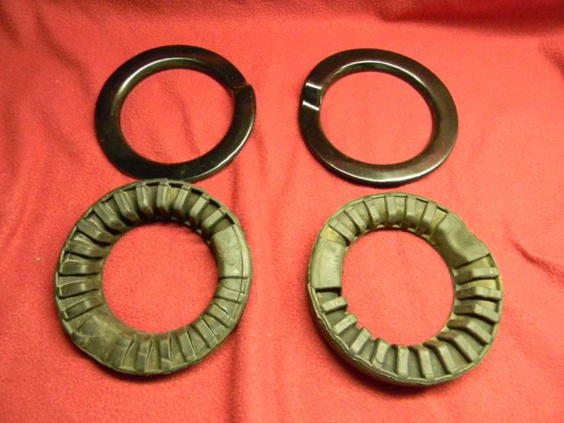 Alfa romeo spider, gtv , berlina front spring rubber & metal plate support set