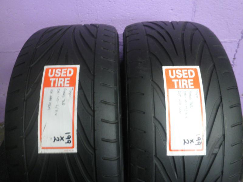 Used 205/45r15 toyo 205/45/15 2054515 car tire proxes t1r (199)