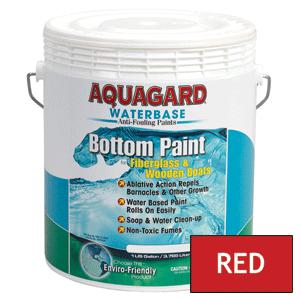 Brand new - aquagard waterbased anti-fouling bottom paint - 1gal - red - 10102
