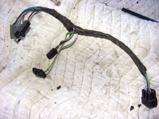 69 70 71 72 gto lemans a/c heater control wire harness oem complete nice