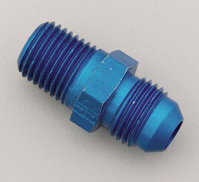 Nos nitrous filter in-line -6 an to 1/4" npt big shot aluminum blue anodized ea