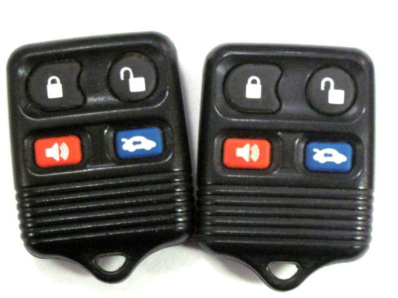 Lot 2 fob transmitter control keyless remote entry replacement keyfob clicker