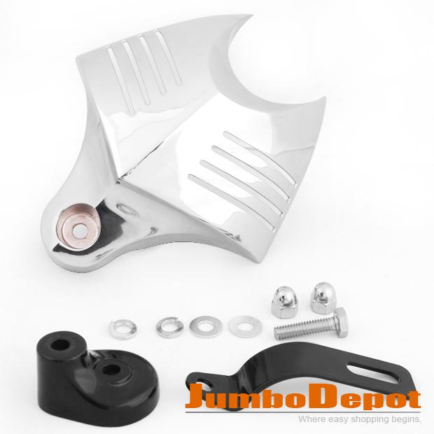 Hot v-shield horn cover set for harley big twins evo 92-12/ twin cam 88 /96