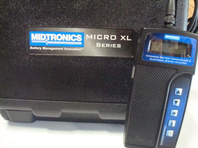 Midtronics micro500xl battery electrical system analyzer case & printer kit