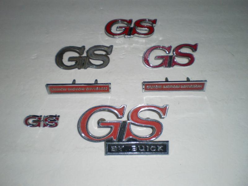 Gs emblem lot 70 buick gs skylark gs 350 gs 455 71 72 all used