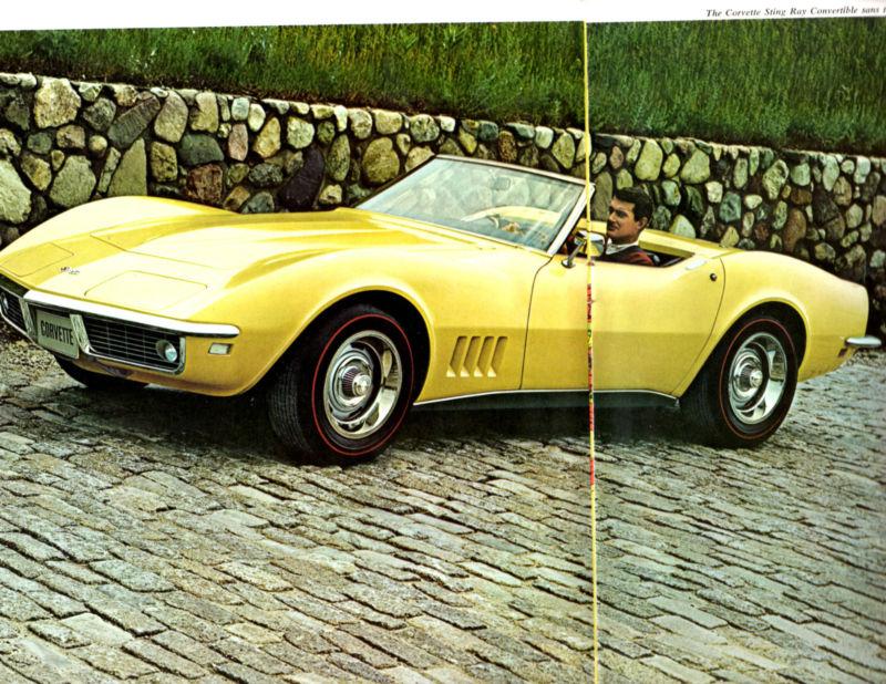 1968 corvette stingray 68 original sales brochure
