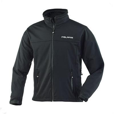 Polaris softshell black jacket coat mens small sm