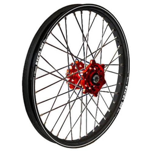 Talon mx rear wheel set with excel rim - 1.85x16 - red/black  56-3159rb