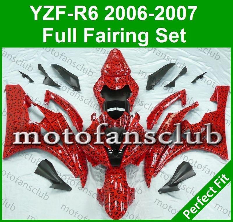 Fit yamaha yzf r6 06 07 yzfr6 2006 2007 600 fairing bodywork abs plastics #29 c