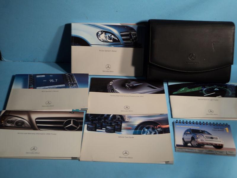 04 2004 mercedes ml350/ml500 owners manual with navigation