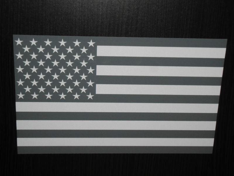 Subdued american flag sticker / decal usa tactical military flags decals 4"x6"