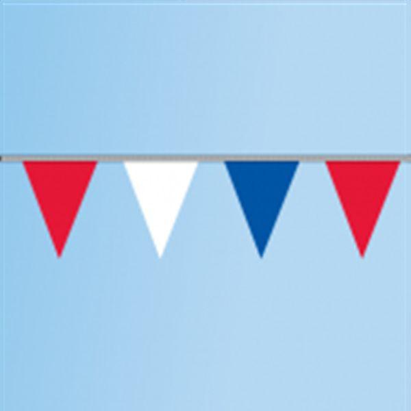 100 ft red white blue usa patriotic pennant banner flags rv trailer deck patio