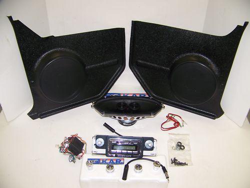 1965 1966 mustang coupe fastbk radio/ipod sound system 