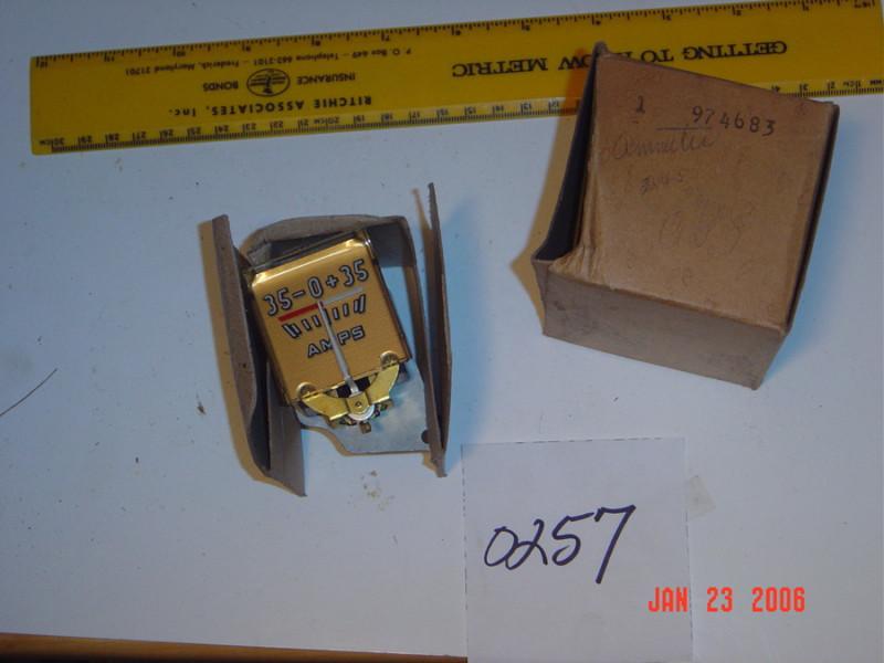 Nos 974683 mopar 1942 dodge car ampere gauge  