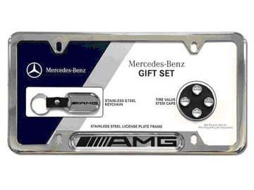 Genuine mercedes benz amg 3-piece license plate gift set e55 e63 c55 c63 ml63