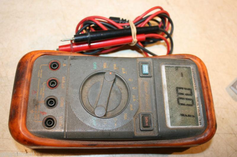 Blue-point tools auto-ranging digital multimeter w/ leads eedm504a