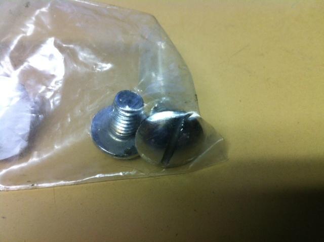 2 cushman lubrication access screws 1955 - 65 cast iron eagle