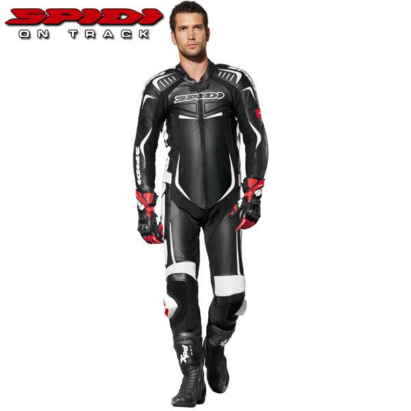 Spidi track wind pro race suit black / white 52 euro 42 us