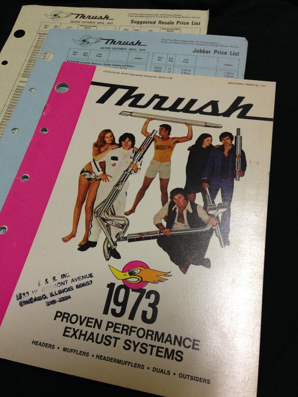 Thrush exhaust 1973  catalog
