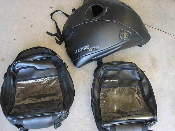 Yamaha fjr tank cover and stackable bags ( bagster )