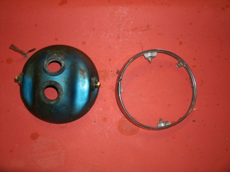 Suzuki gt185 headlight shell and ring(1974)nice!!