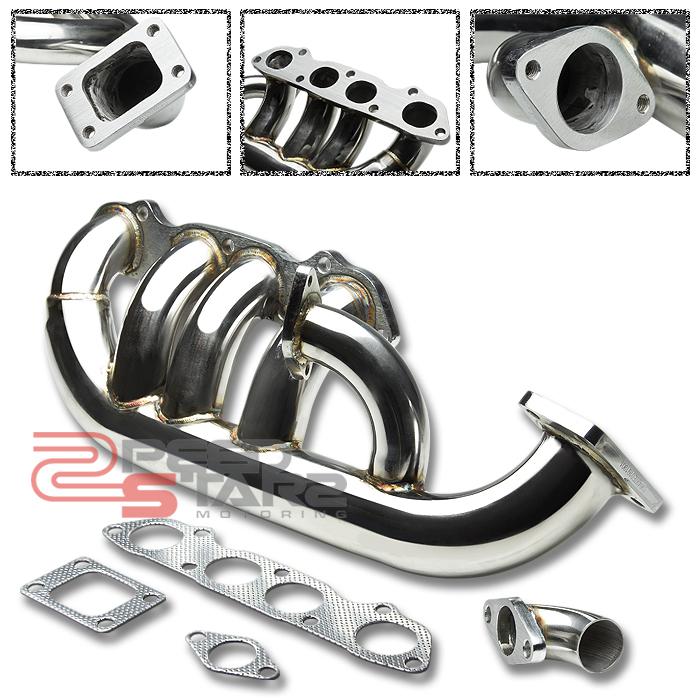 00-09 honda s2000 ap1/ap2 f20c f22c1 t3 stainless turbo charger manifold exhaust