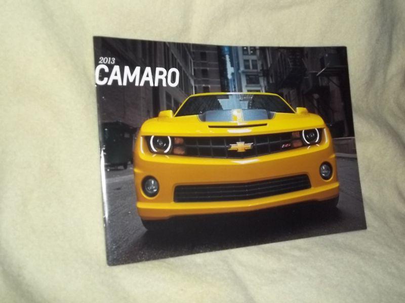 Mint 2013 chevrolet camaro sales brochure ls lt; ss; 1le; zl1; coupe convertible