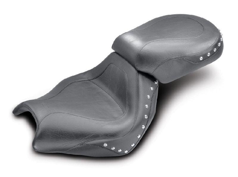Mustang two-piece sport touring studded seat for 2002-2008 honda vtx1800 retro