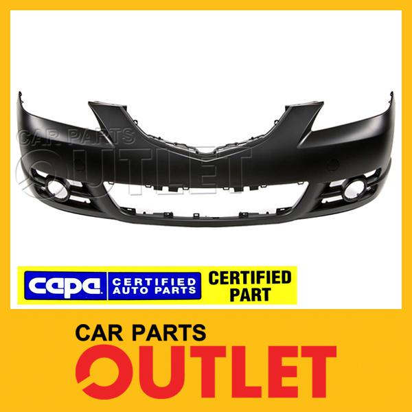 2004-2006 mazda3 i 4dr std type front bumper cover ma1000196c new primered capa