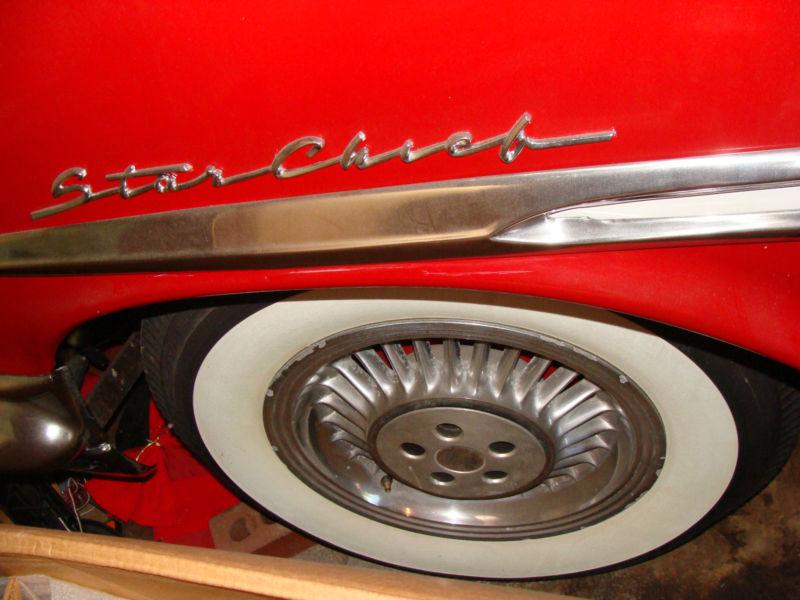 !954-58 cadillac sabreturbine chrome wheels