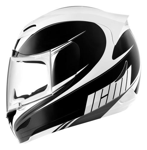 New icon airmada salient full-face adult helmet, black, large/lg