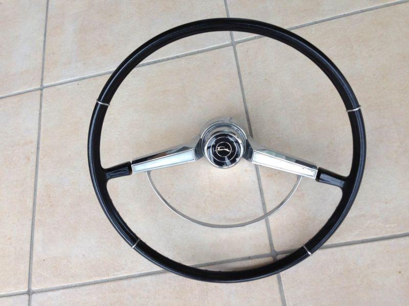 1965 1966 oem chevy chevrolet impala steering wheel in black 