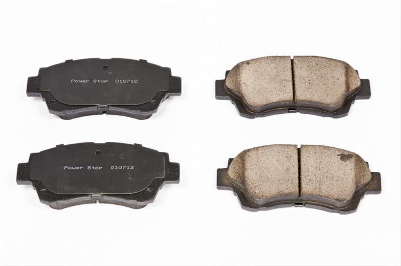 Power stop 16-476 brake pads evolution clean ride ceramic front lexus toyota set