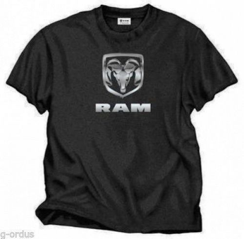 New mens black dodge ram size choice of large xl or xxl 100% cotton shirt!