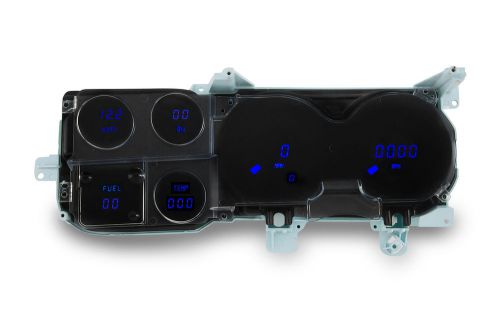 Chevy truck digital dash panel for 1973- 1987 chevy gmc intellitronix blue leds