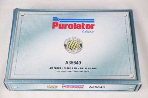 Purolator classic a35649 air filter
