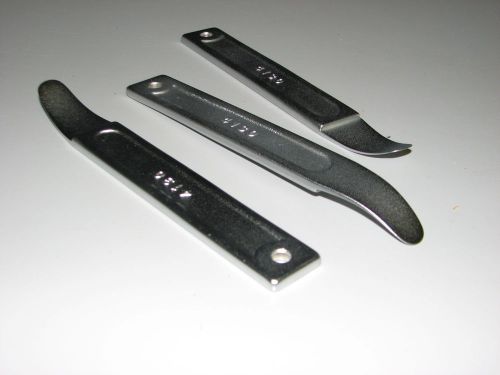 3 pc. new skin wedge spoons-aircraft,aviation tools