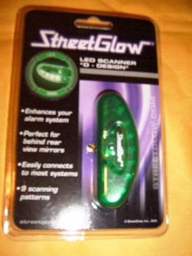 Streetglow led scanner green  &#034;d design&#034; addon  for alarm systems