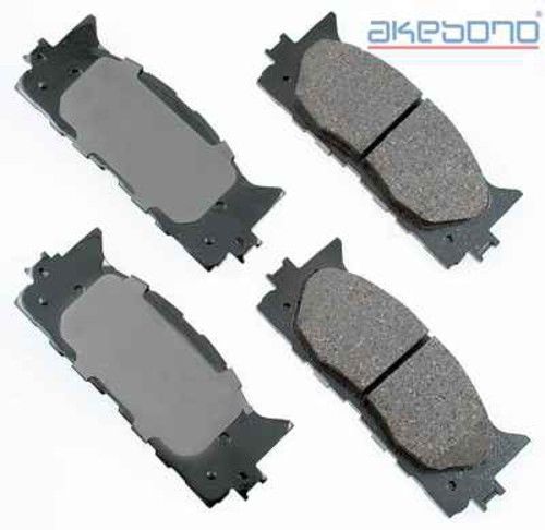 Akebono act1212 rear ceramic brake pads