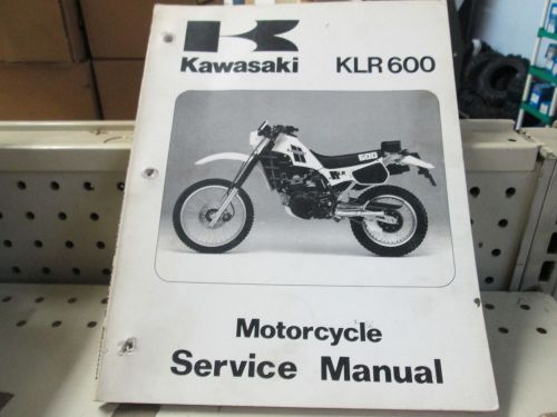 Kawasaki klr klr600 600 repair service manual oe book