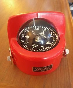 E.s. ritchie &amp; sons inc. red explorer compass - model 15   boston whaler