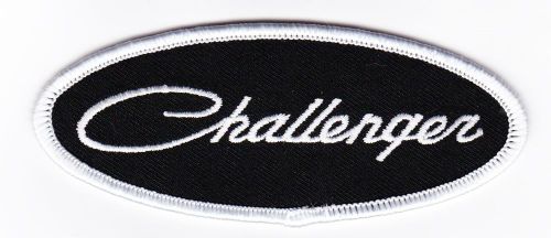 Challenger sew/iron on patches embroidered hemi mopar car