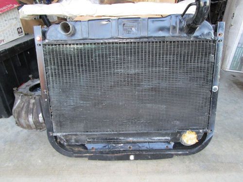 55-60 corvette radiator &amp; support--orig gm-dated 56j/nov 56-ncrs survivor